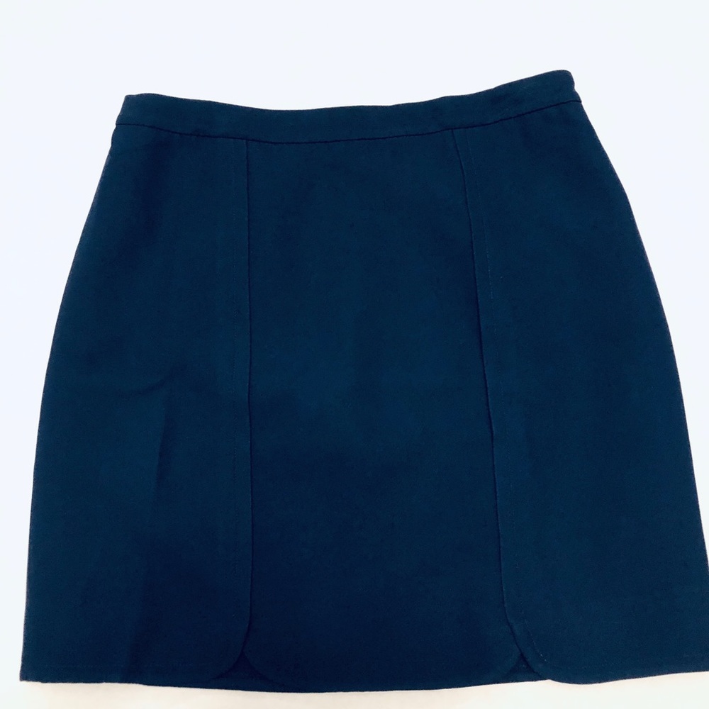 Draper James Nassau Navy Margaret Solid Skirt
